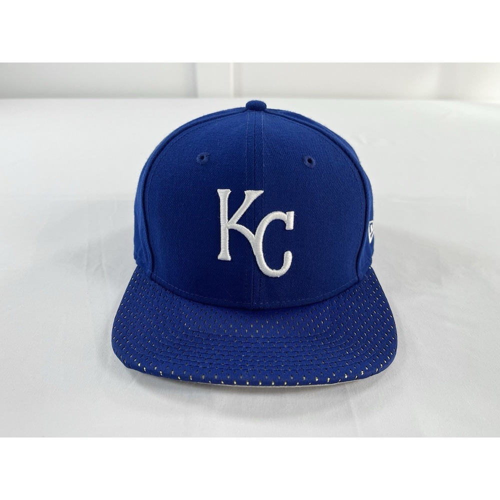 New Era 9FIFTY Kansas City Royals Hat MLB Blue Gold Speckled Brim Snapback Cap